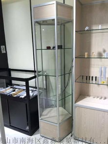 專業鋁合金精品展示柜 折疊設計+上門安裝一站式解決方案